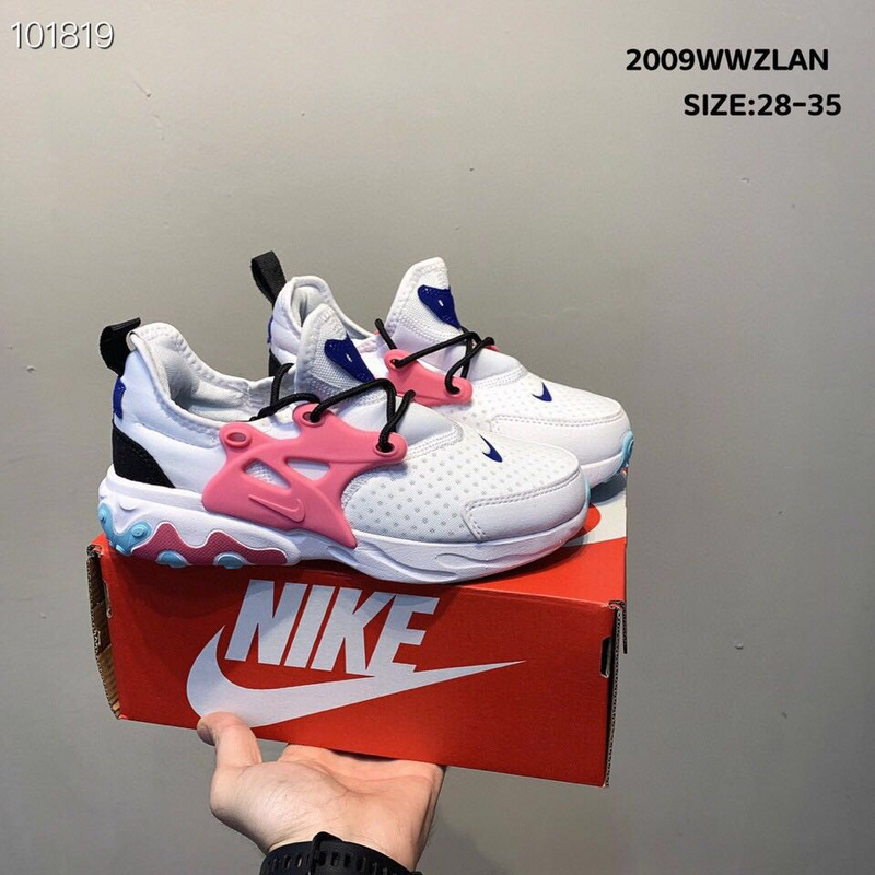 Nike Nike React Presto function foam lightweight casual children_s shoes sports running shoes 28-35-6f475598